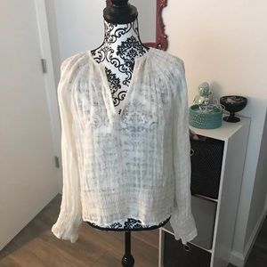 Tory Burch linen blouse